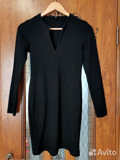 Massimo dutti платье черное