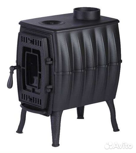 Отопительная печь-камин чугунная 