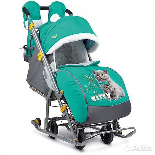 Детские санки коляска Ника Kids 7 люкс