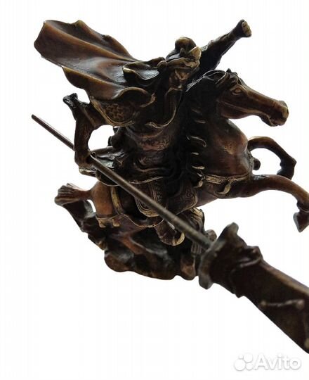 Гуань Юй Китайская Статуэтка из Бронзы RU*01a