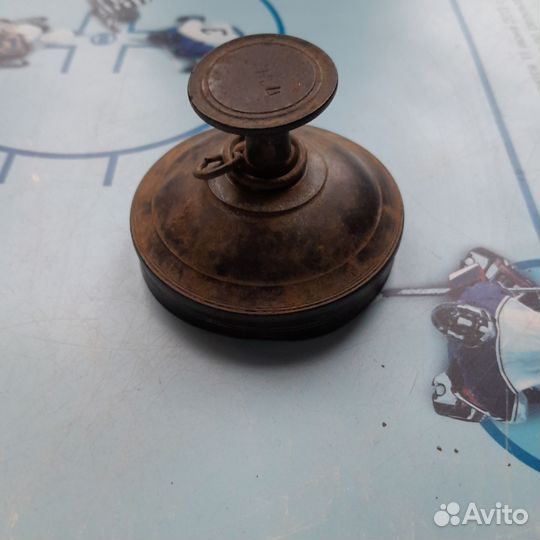 Крышка от чайника старинная копанина
