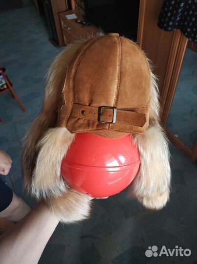 Шапка ушанка женская натуральный мех