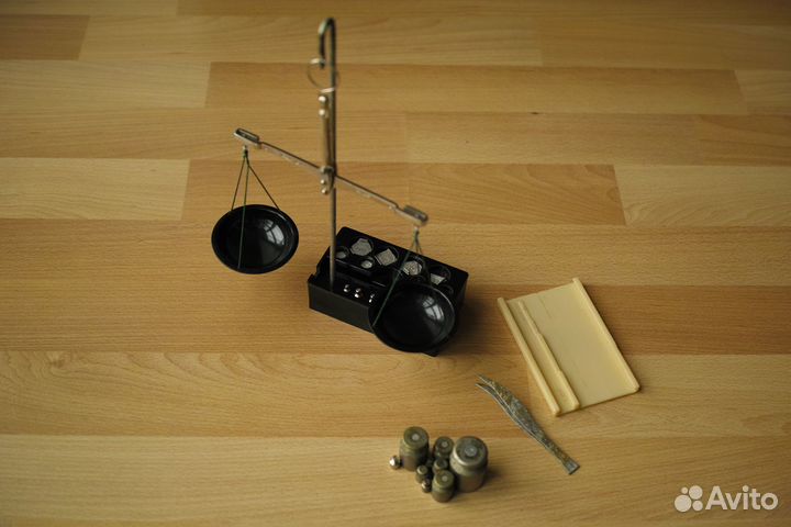 Весы бытовые, ювелирные СССР, с набором гирек