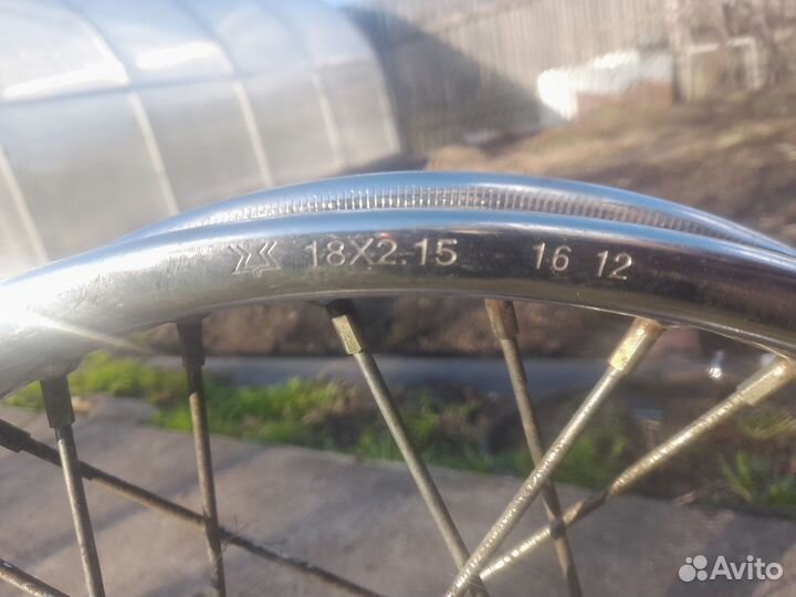 Задний диск мотоцикла 18 2.15 хром