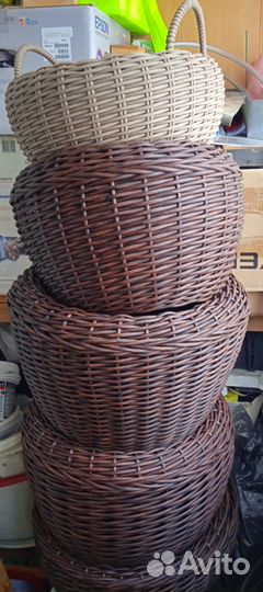 Плетёные кашпо из ротанга/плетёная корзина