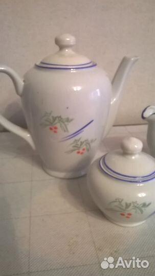 Сервиз фарфоровый миниатюрный