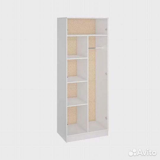 Шкаф распашной Ронда (Бася) 2д белый в наличии