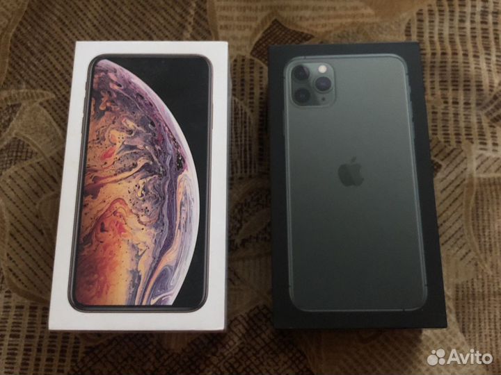 Коробки от айфонов 10 и 11 модели