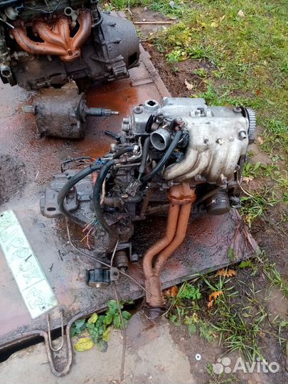 Продам двигатель с коробкой ваз 2112
