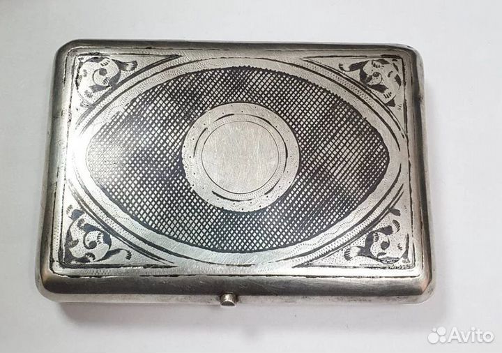Серебряный портсигар 