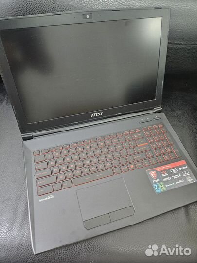Игровой ноутбук MSI i7 gtx1060 6G