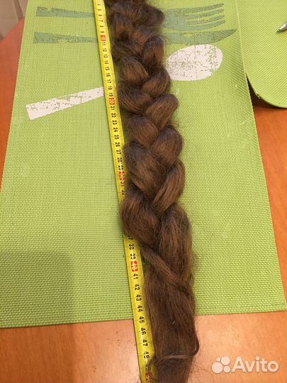 Шиньон коса из натуральных волос