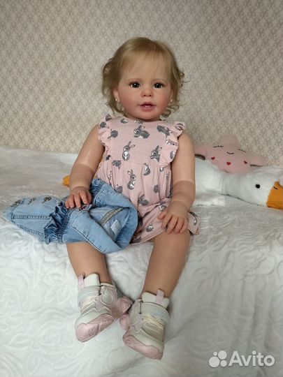 Кукла реборн 80 см большая ручн. работа