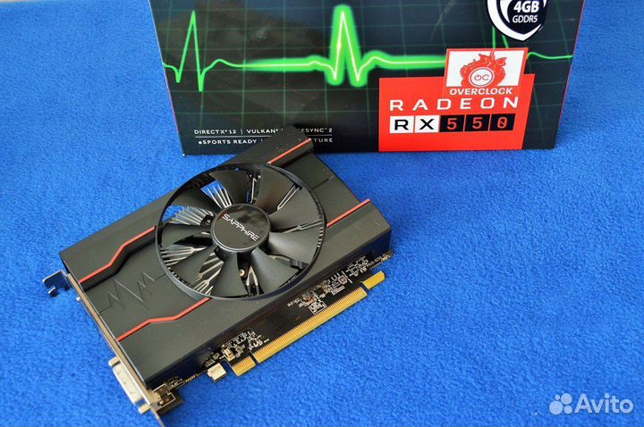 Видеокарта rx550 2gb