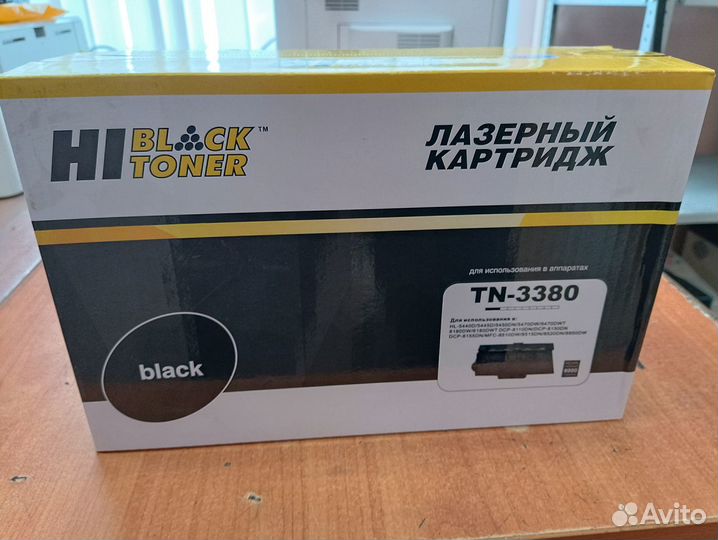 Тонер-картридж Brother TN-3380 Hi-Black