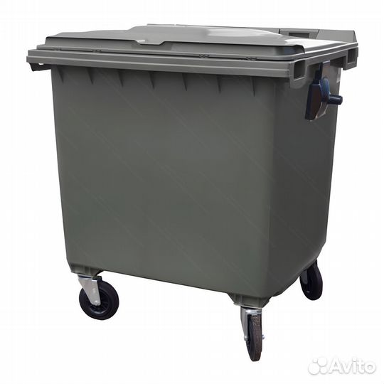 Пластиковый мусорный евроконтейнер 1100л К7943