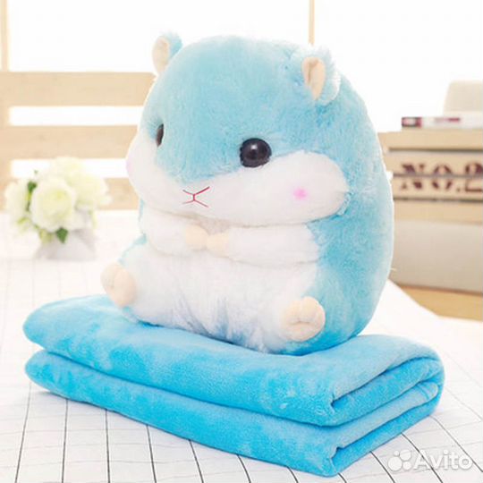 Игрушка - плед- Хомяк 3 в 1