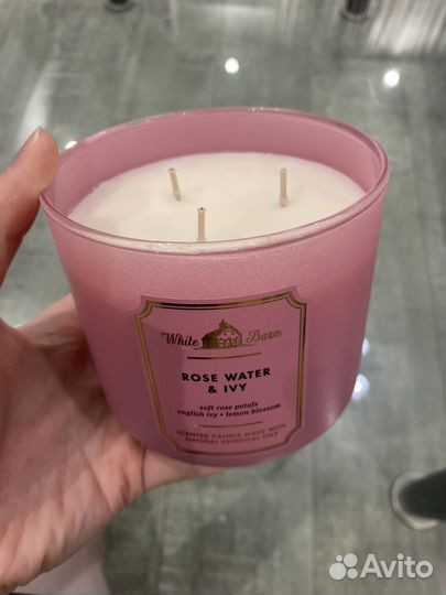 Свеча Bath and Body works Rose water & Ivy