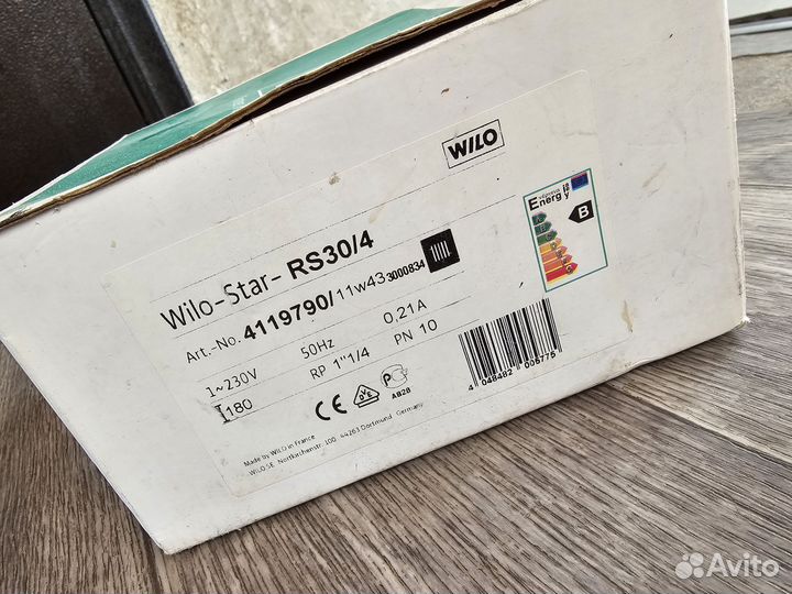 Насос циркуляционный Wilo Star RS 30/4