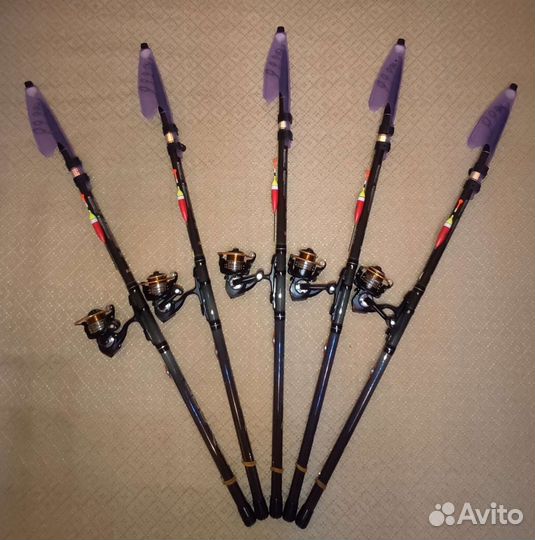Удочки в сборе карбон 5 метров
