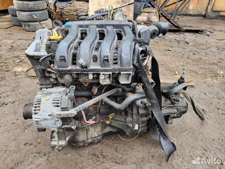 Двигатель 1.6 K4M5716 на Рено Лагуна 2