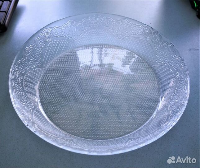 Блюдо сервировочное стеклянное pasabahce новое