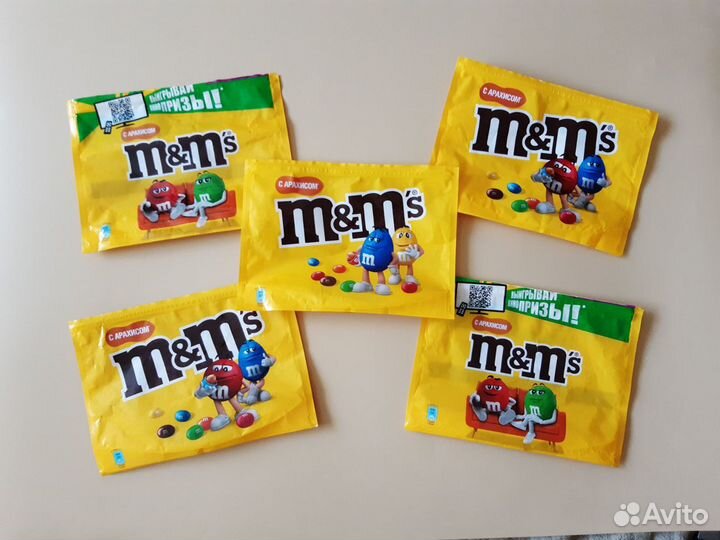 Пакеты зип лок M&M's