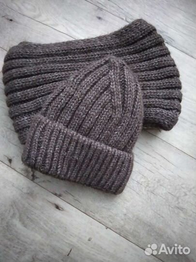 Комплект шапка и снуд