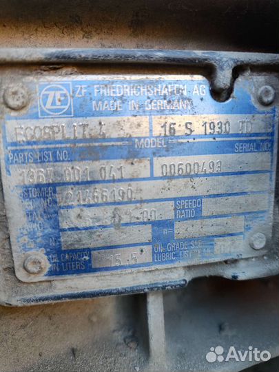 Кпп16s1930 td Renault