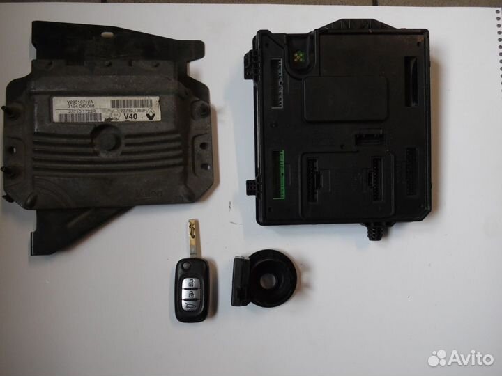 Комплект эбу двигателя мозги 1.6 Рено Флюенс