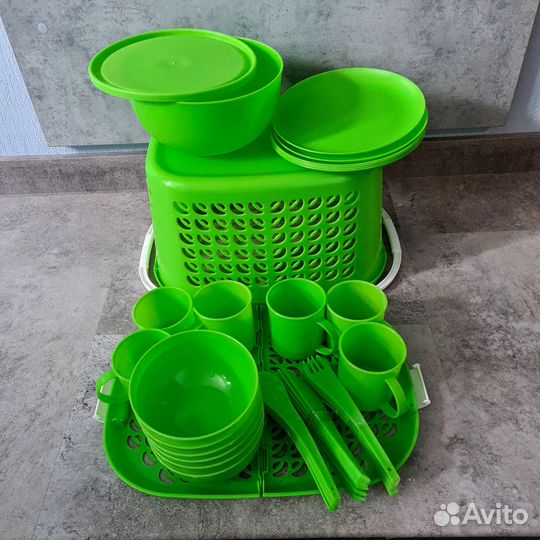 Набор для пикника на 6 персон (38 предметов)