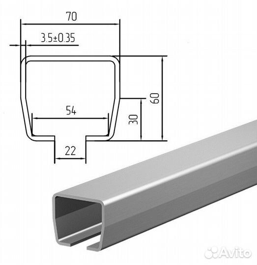 Откатные ворота 4х2 Т-профиль+автоматика Home Gate