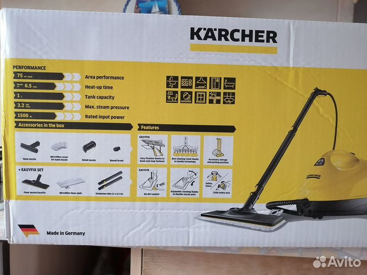 Пароочиститель karcher sc 2