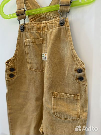 Джинсовый комбинезон zara 98