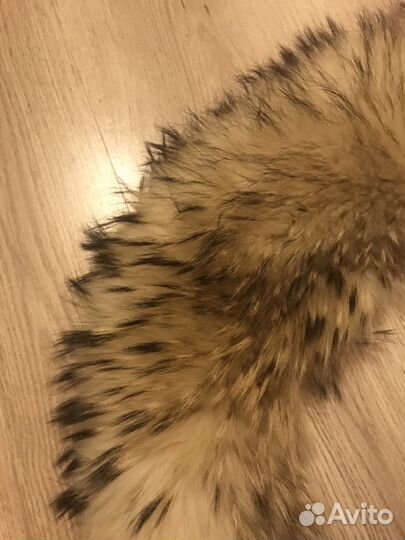 Воротник из натурального меха (енот)