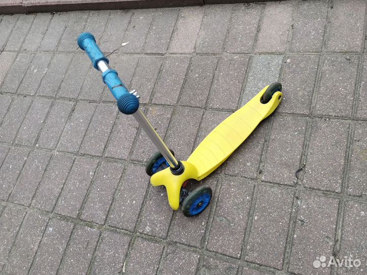 Самокат детский трехколесный бу