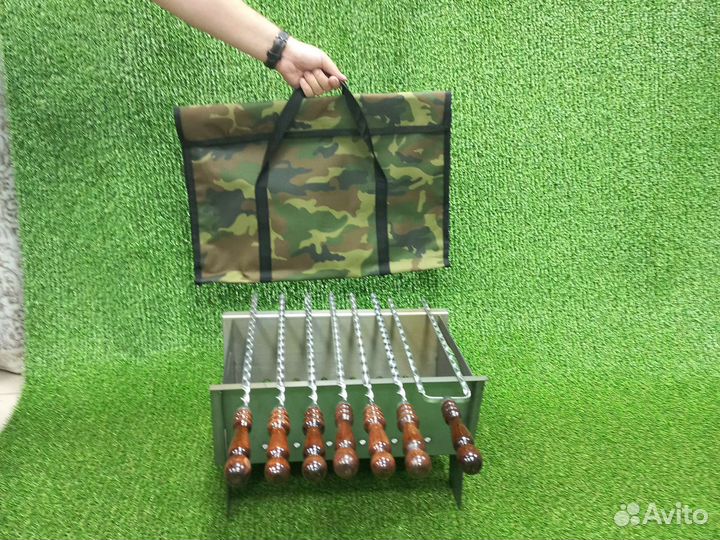 Мангал разборный в чехле просто Чудо
