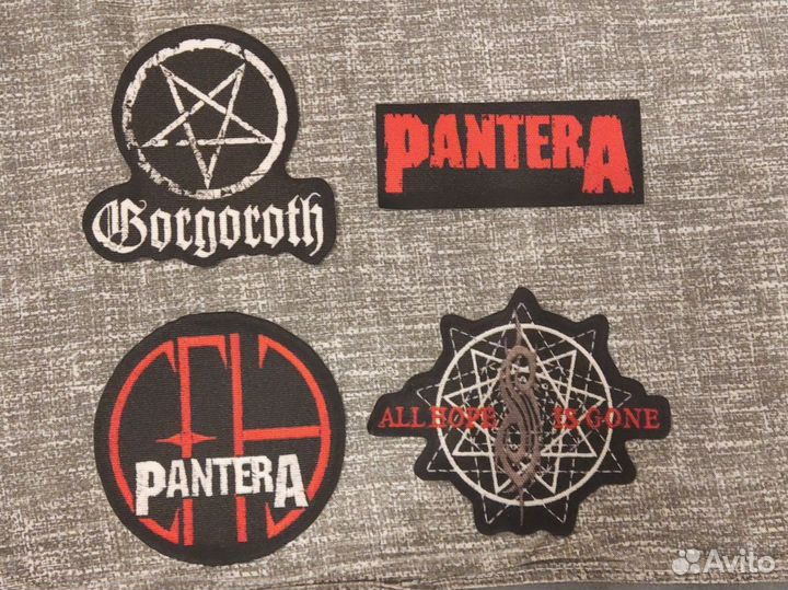 Рок метал нашивки 3