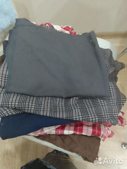 Ткани СССР остатки шерсть