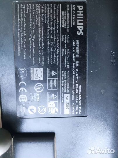 Монитор philips 170s