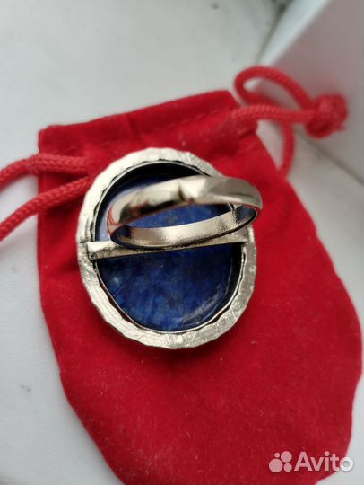 Винтажное кольцо с Лазуритом, СССР