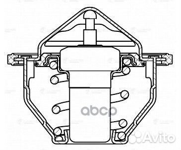 Термостат для а/м Chevrolet Captiva (11) /Opel
