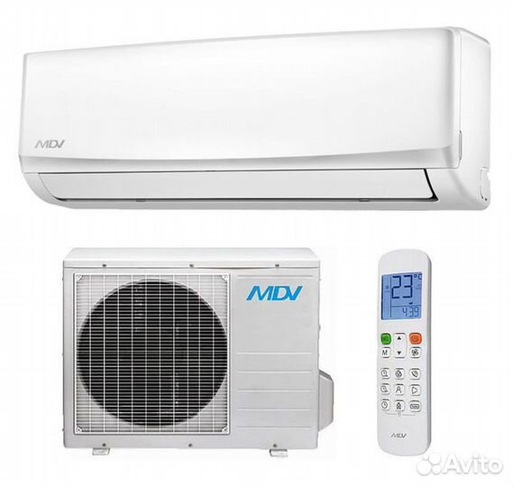 Сплит система 70м2 MDV/монтаж