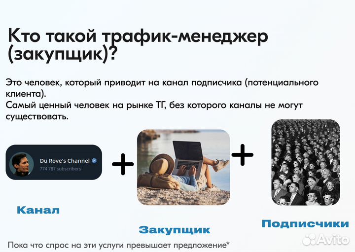 Закупщик Рекламы в Телеграм (трафик менеджер)