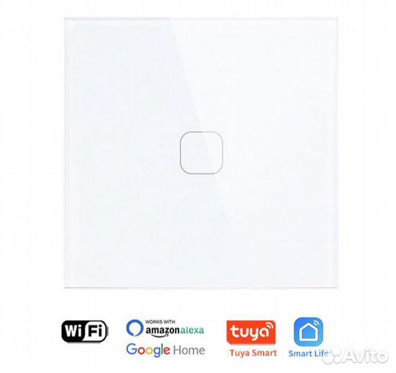 Умный сенсорный WiFi выключатель Smart Алиса