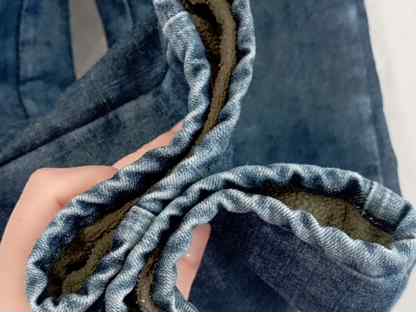 Джинсы флис худого мальчика состояние новых 128, Волгоград