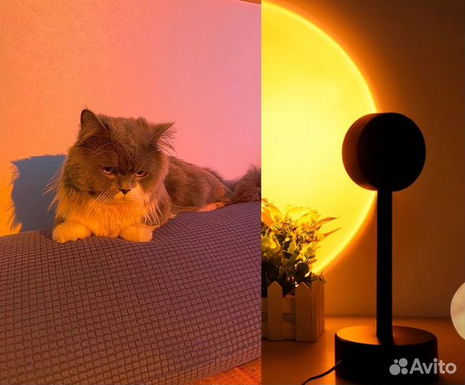 Лампа закат