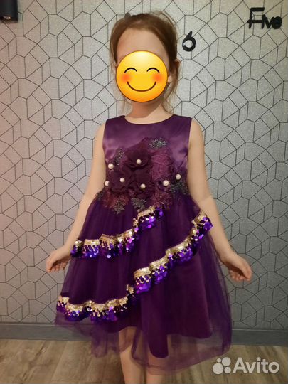 Платье для девочки 110