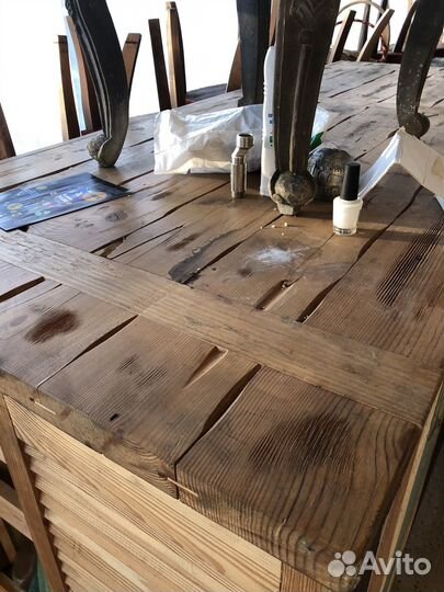 Барная стойка, ресепшен в стиле лофт