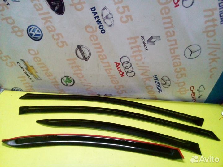 Дефлектора двери новые Honda Civic 9 седан х/б